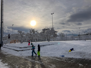 Der erste Schnee, juhee!