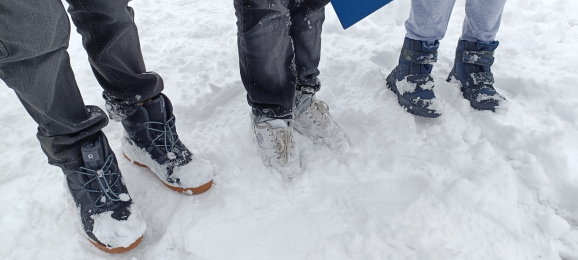 Der erste Schnee, juhee!