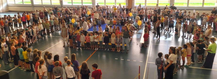 Begrüssung der Erstkindergartenkinder